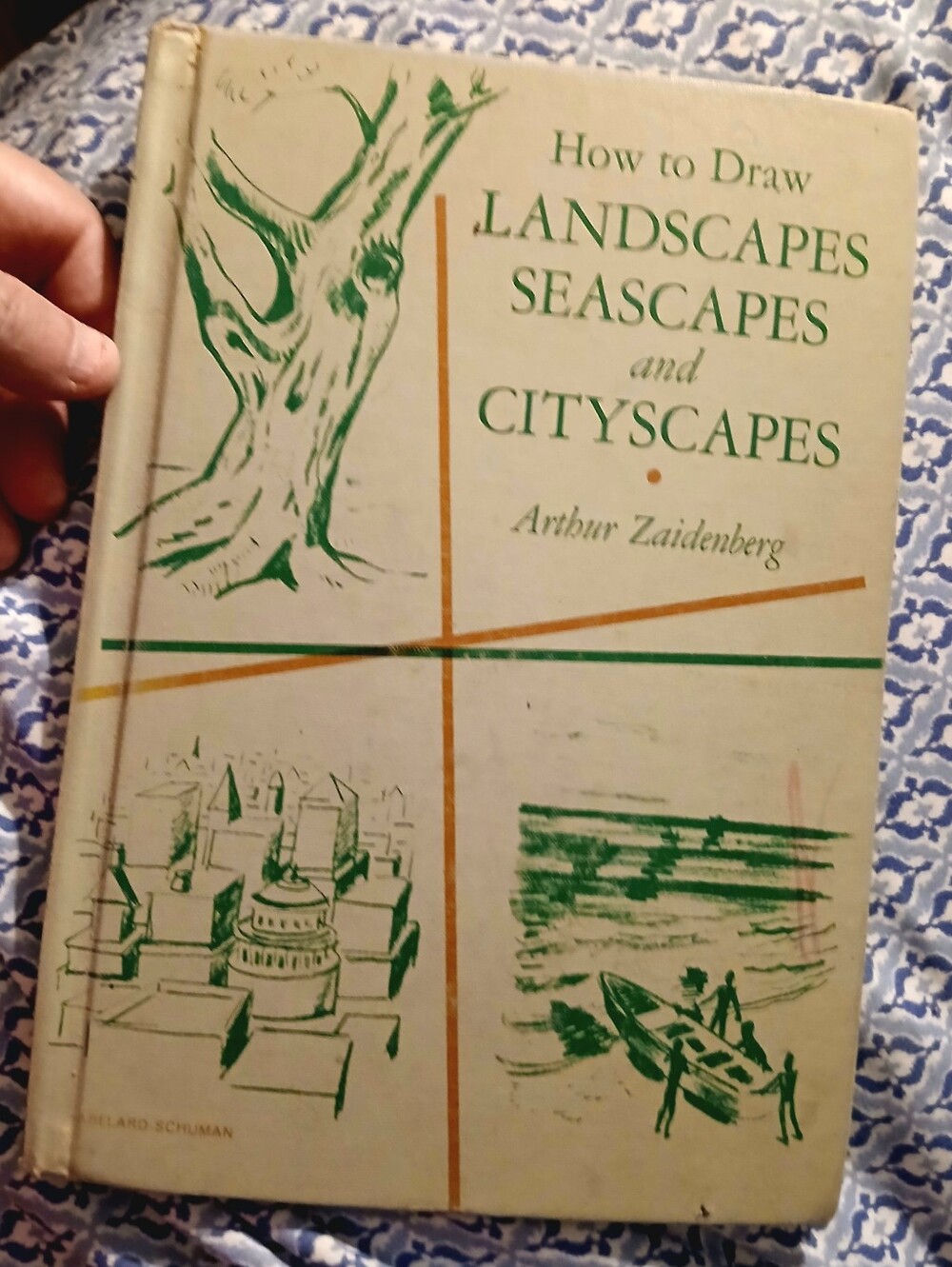 1963 How To Draw Landscapes, Seascapes & Cityscapes Book